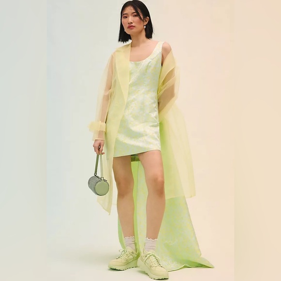 ✨ Anthropologie Jacquard Train Dress Sz 10 - Picture 4 of 6